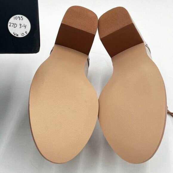 FOWT Women's Perforated Lace-Up Oxfords Almond Toe Mid Chunky Heel Business - Picture 5 of 5